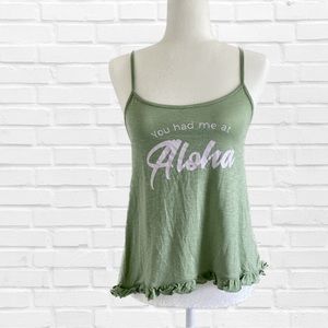 Adore Me You Had Me at Aloha Pajama Top Size Small